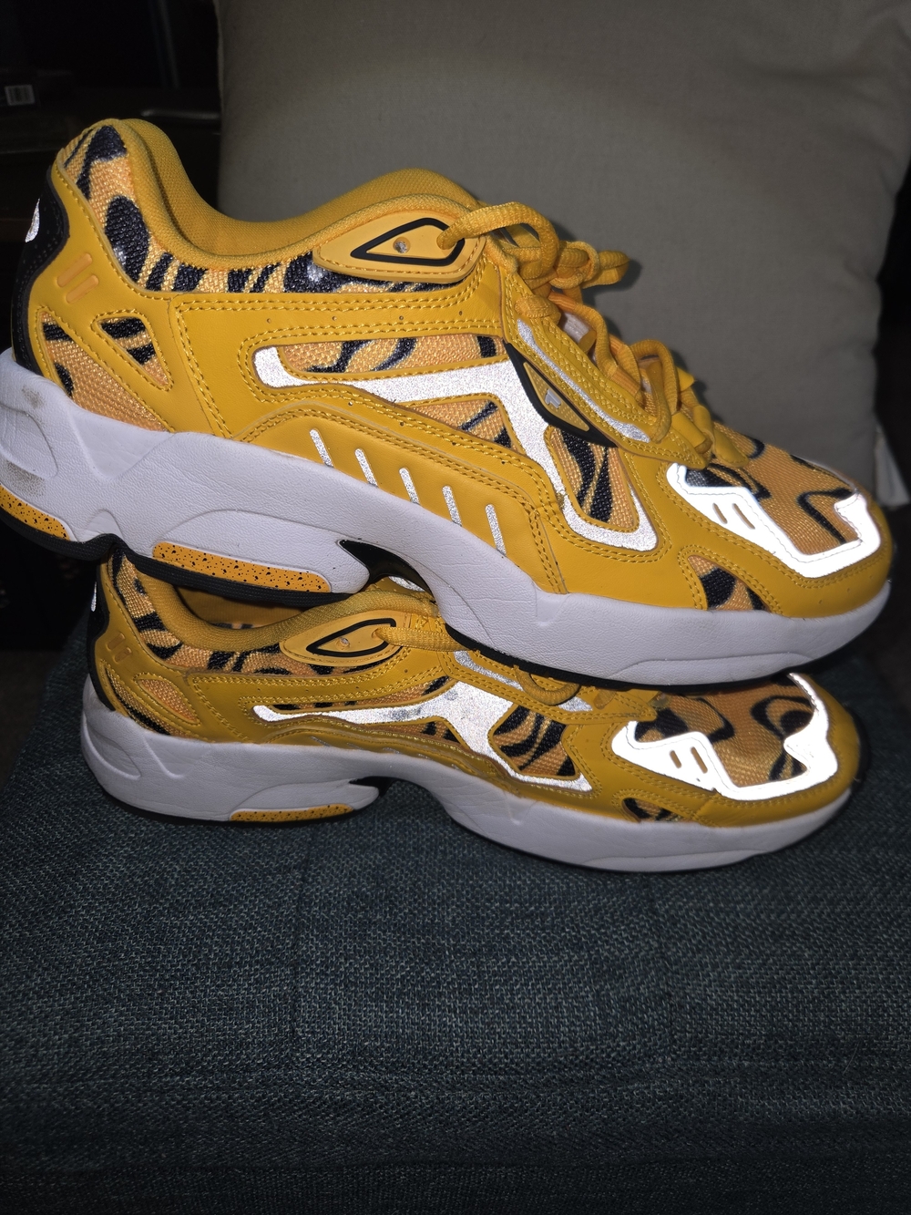 Fila Archive RJV Abstract Yellow & Black Sneakers